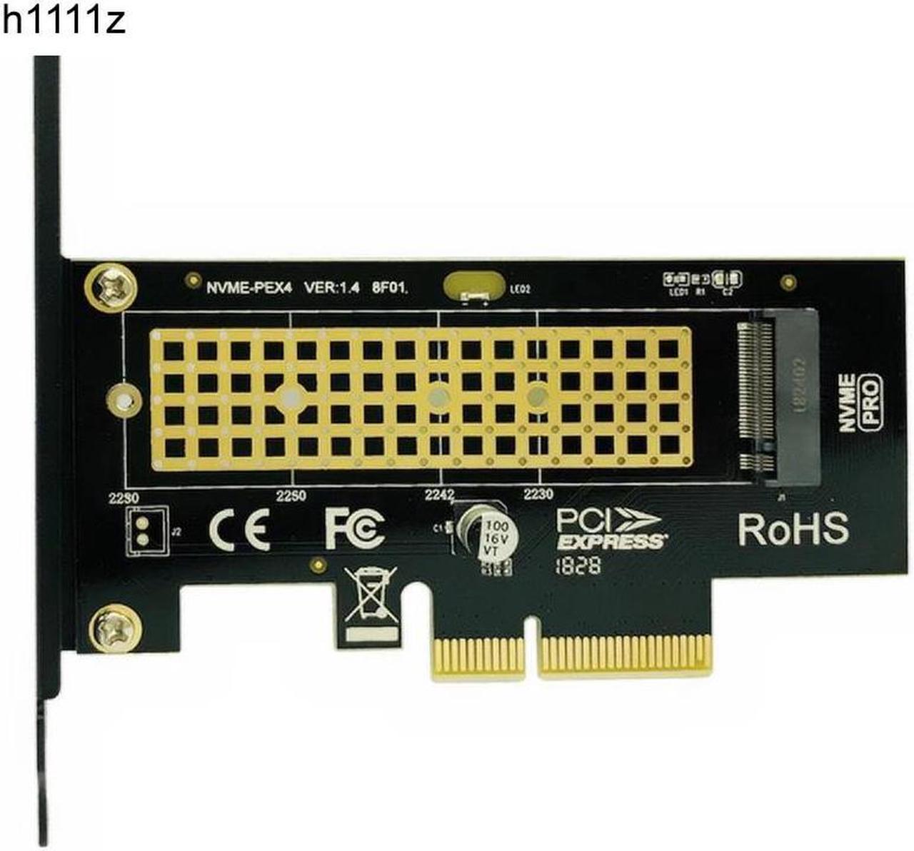 M.2 NVMe SSD NGFF TO PCIE X4 adapter M Key interface card Suppor PCI Express 3.0 x4 2230 2280 Size m.2 FULL SPEED