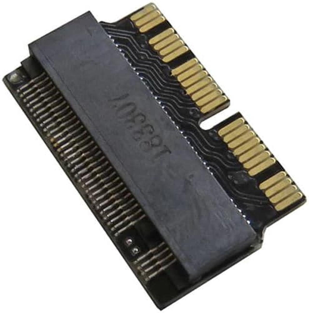 Alt view image 2 of 6 - PCIE to M2 Adapter SSD M2 NVMe and AHCI M.2 NGFF PCIe SSD for late 2013 2014 2015 2017 MacBook Air A1398 A1465 A1466 M.2 Adapter