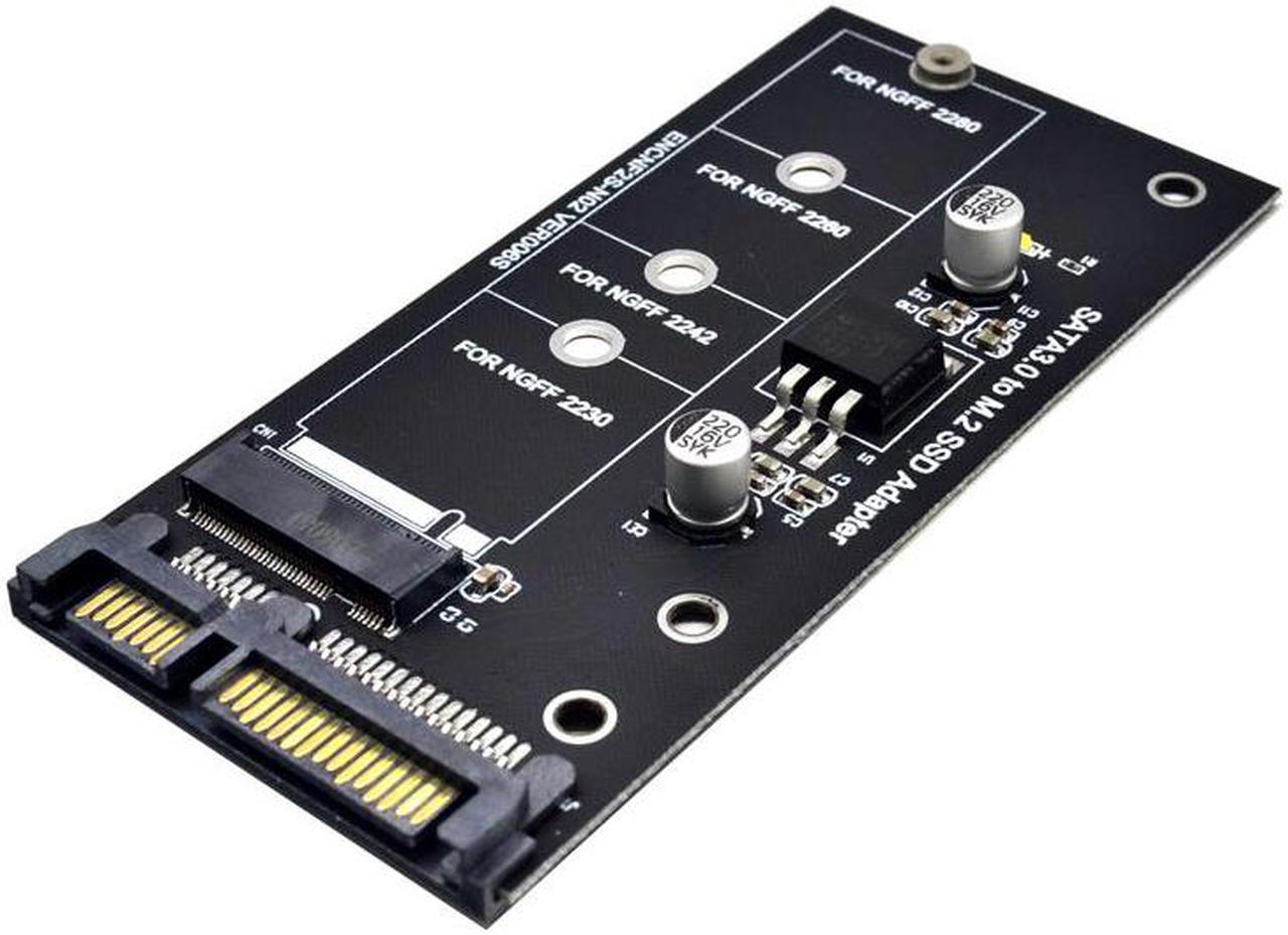 Add On Card NGFF M.2 Adapter M2 SATA3 Raiser M.2 to SATA Adapter SSD M2 to SATA Expansion Card B Key Suppor 30/42/60/80mm