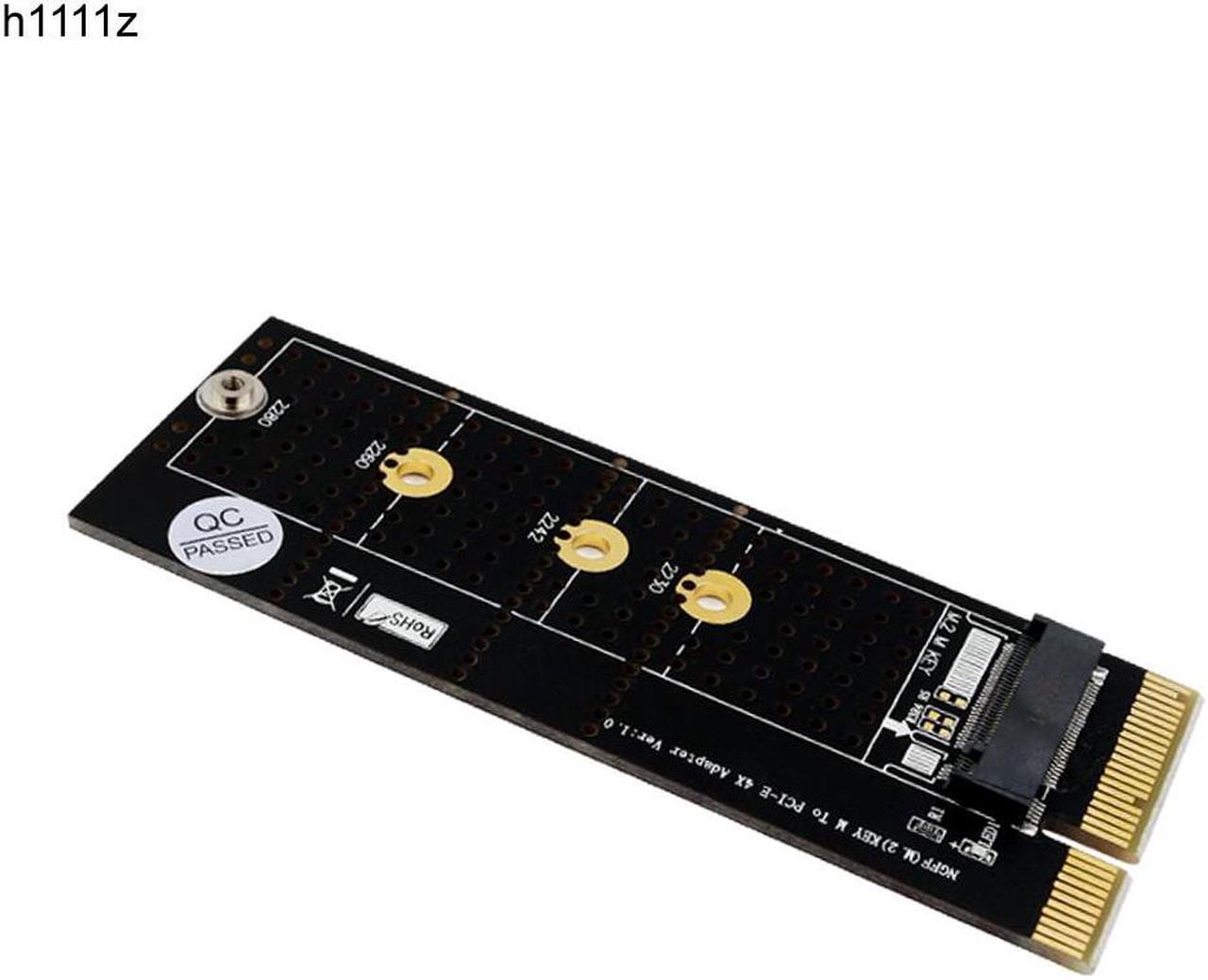 PCIE to M2 Adapter M.2 SSD PCIE Adapter M2 SSD Adapter NVME PCI Express X4 Raiser M Key for 2230 2280 M2 SSD