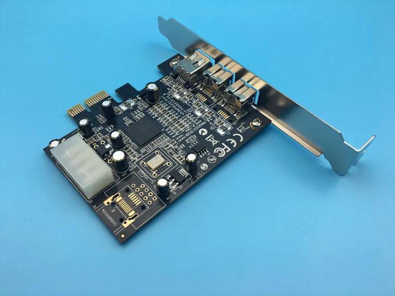 Alt view image 4 of 6 - Mainboard CPU Graphics Card Extention Cables PCI-E 1X to 16X Extender Riser Card SATA 4P Power Cable 4P Adapter Cable