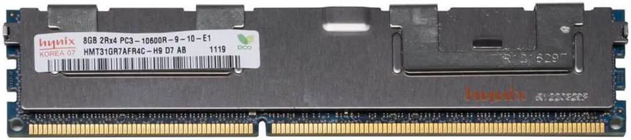 Main image of HMT31GR7BFR4C-H9 D7 AB/ AC/AE  HYNIX KOREA  8GB 1333MHZ RDIMM 2RX4  PC3-10600R-9-10-E1 MEMORY MODULE..