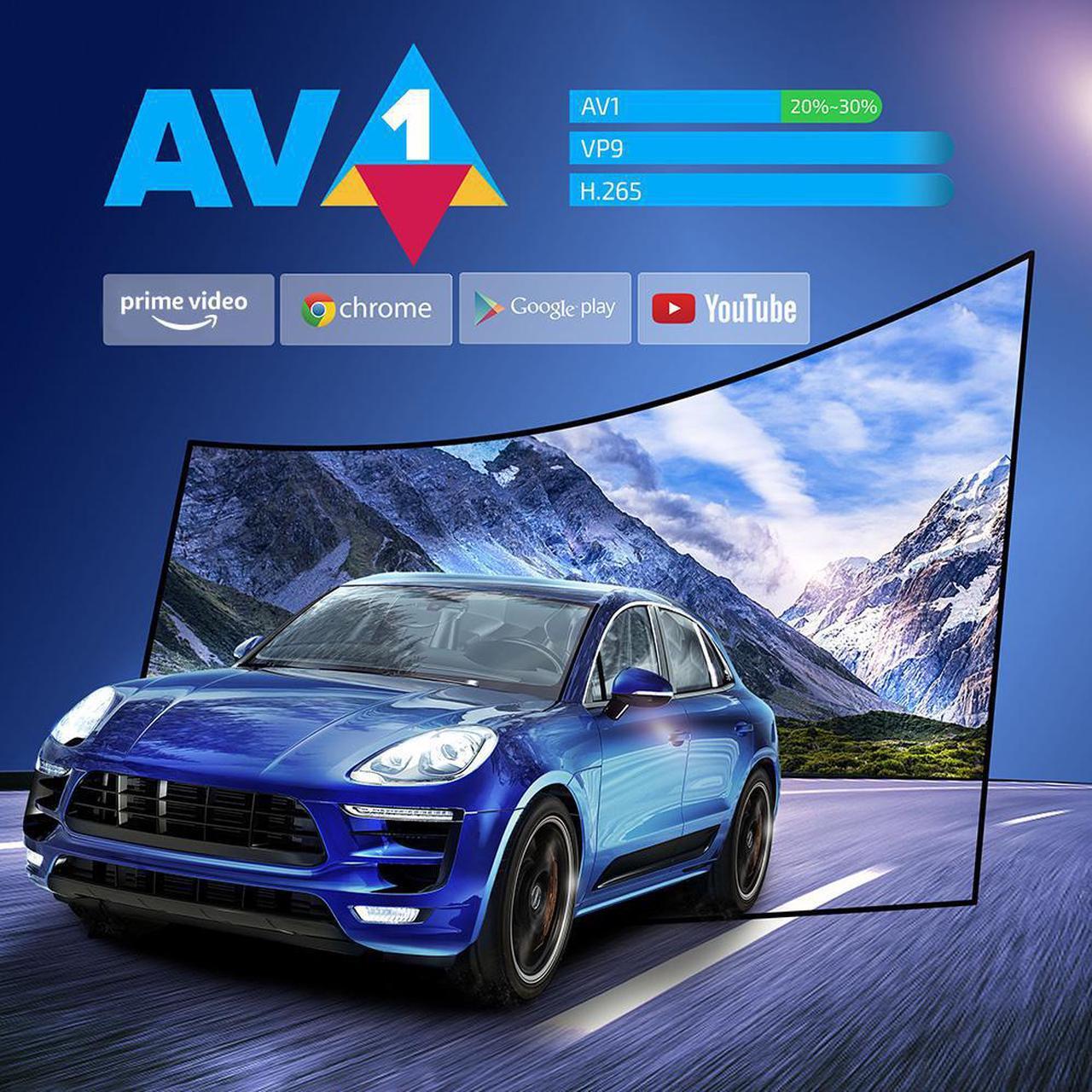 Alt view image 5 of 7 - X98Q TV Box Android 11.0 Amlogic S905W2 Quad Core 2G16G X98 TVbox  AV1 2.4G 5G Wifi 4K HDR Youtube Media Player Set Top Box