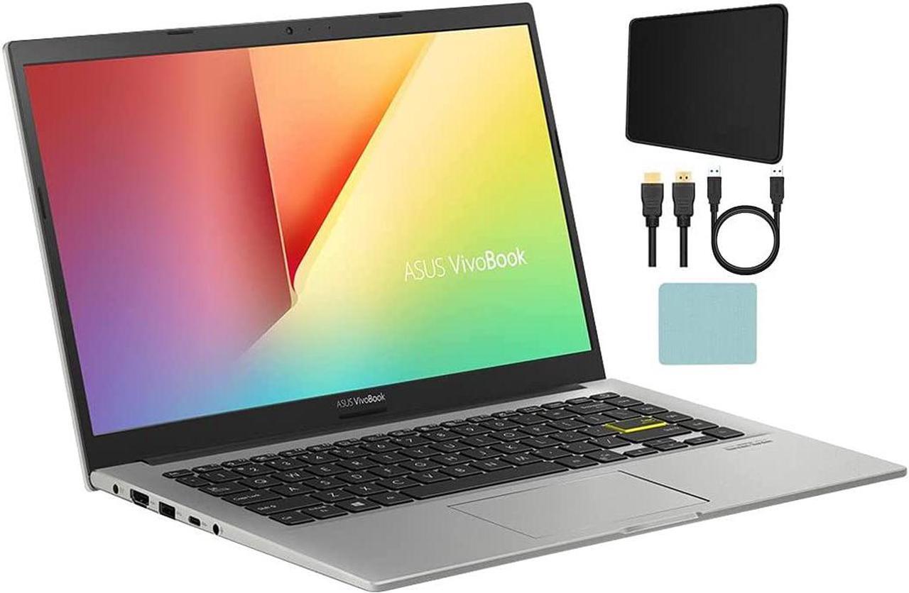 Alt view image 2 of 4 - ASUS Vivobook 14’’ VIPS FHD (1920x1080) Laptop PC, Intel i3-1005G 1.2GHz Processor, 4GB DDR4, 128GB SSD, Intel HD Graphics 610, WiFi, Bluetooth, Webcam, HDMI, Windows 10 w Mazepoly Accessories