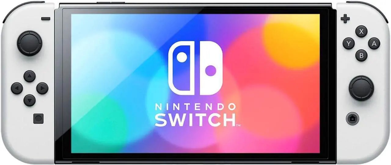 Alt view image 5 of 5 - Newest Nintendo Switch 64G OLED Model Bundle, Nintendo Switch Console with White Joy-Con Controllers, Vibrant 7-inch OLED Screen, 64GB Storage, HDMI, Bluetooth, Mazepoly Accessories