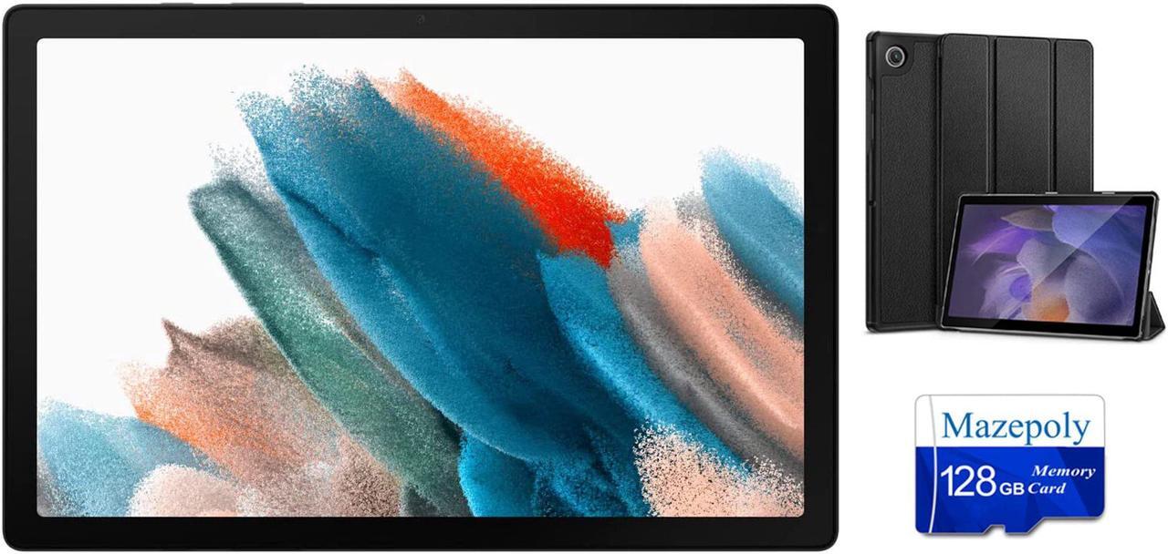 Main image of Samsung Galaxy Tab A8 Android Tablet, 10.5'' LCD Screen, 3GB RAM, 32GB Storage, Silver + Mazepoly Accessories
