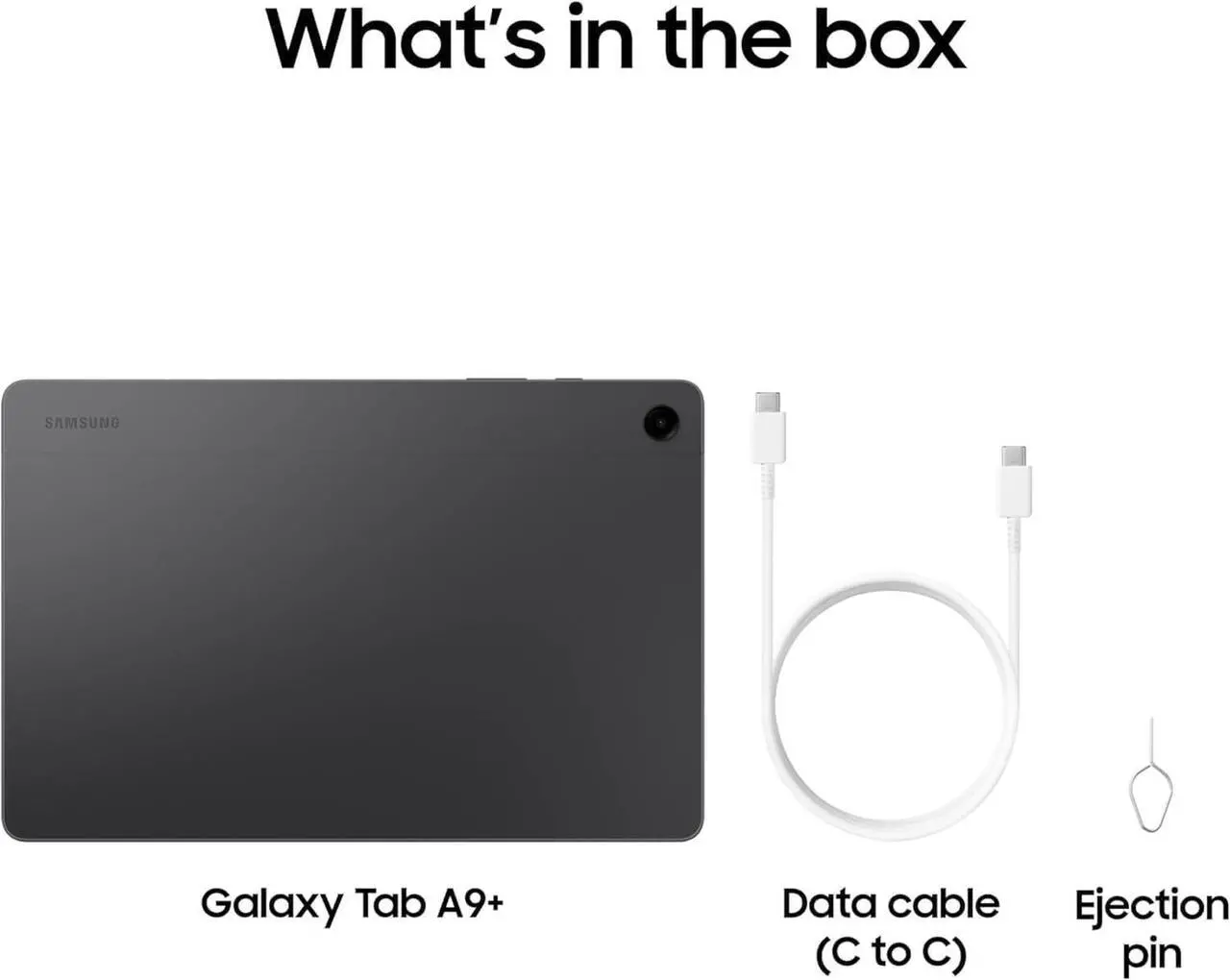 Alt view image 4 of 5 - SAMSUNG Galaxy Tab A9+ 11'' LCD 256GB Android WiFi Tablet, Big Screen, Quad Speakers, Upgraded Chipset, Multi Window Display, Durable Design, Graphite