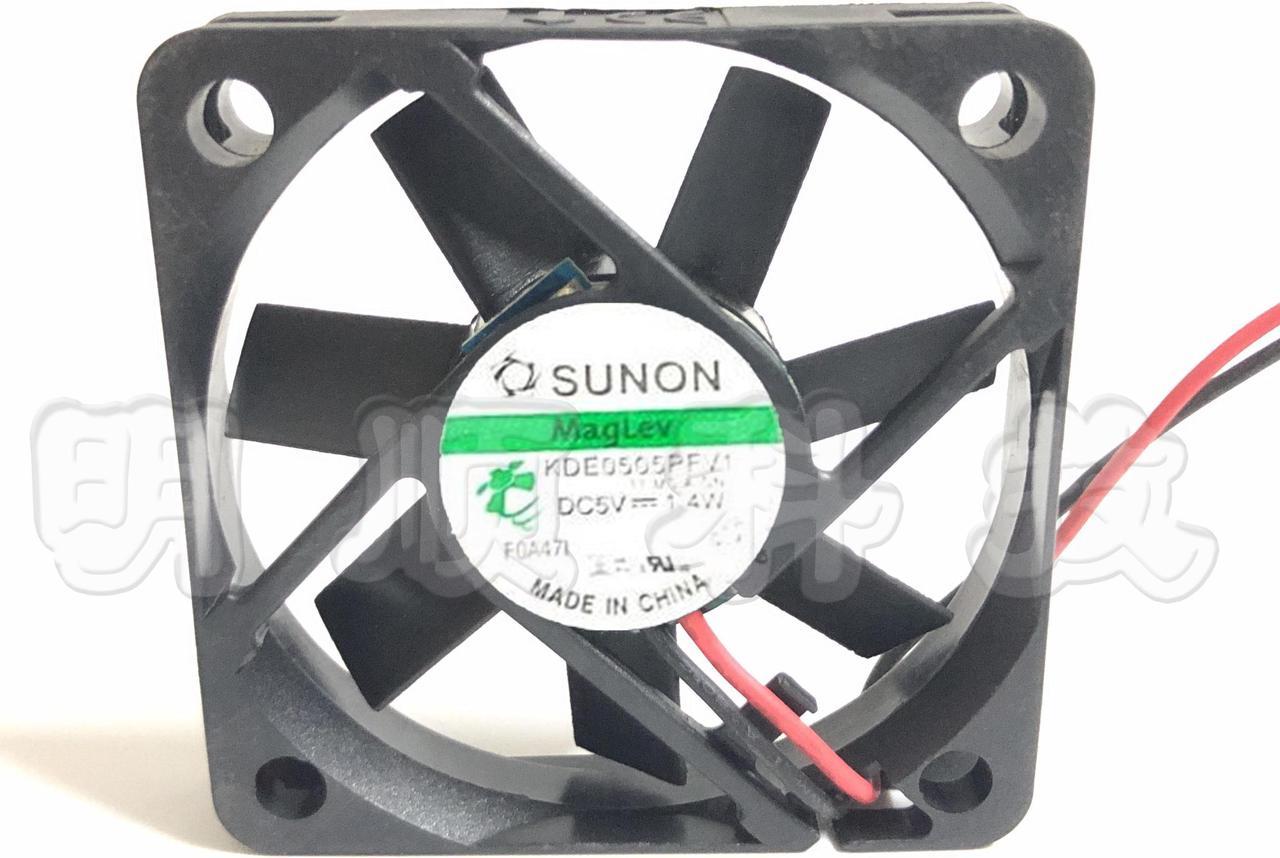 KDE0505PFV1 50mm cooling fan For SUNON 5CM 12V 5V 1.4W axial case cooler