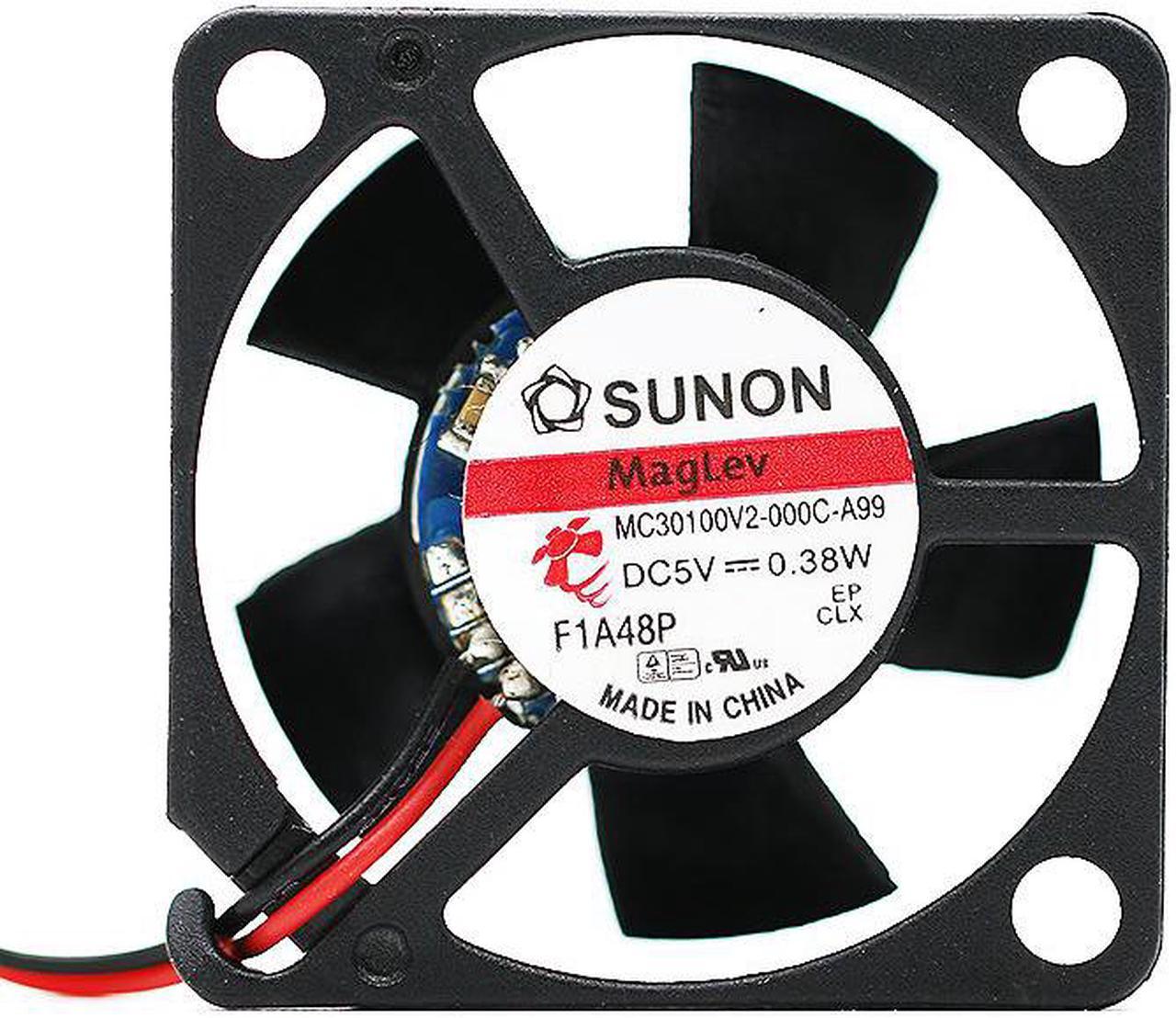 2cps 30mm fan For Sunon MC30100V2-000C-A99 3010 5V 0.38W Quiet Cooling Fan 4.6CFM 8000RPM