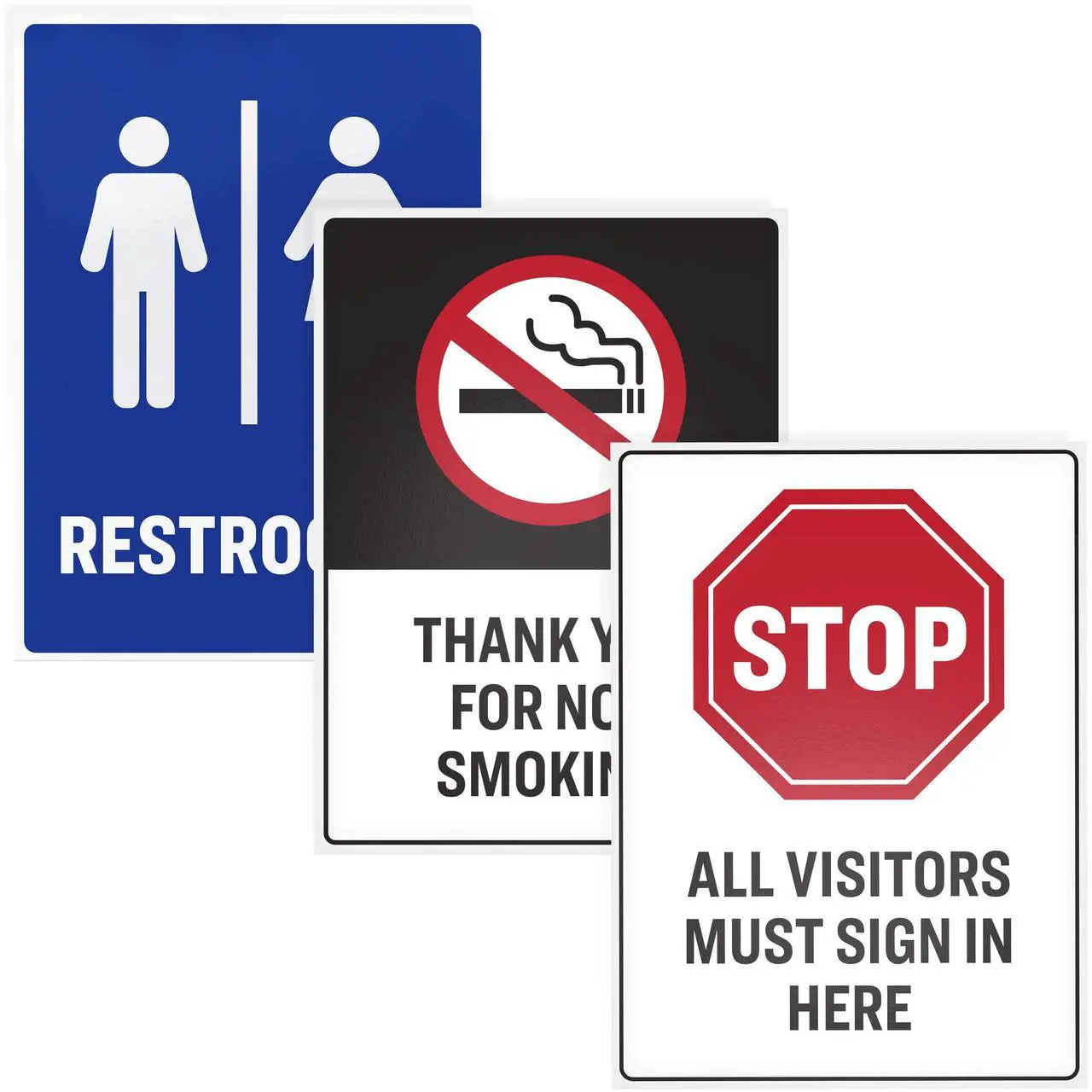 Alt view image 6 of 10 - Avery 61514 (7278261514) Surface Safe Sign Labels, 3.50" x 5.00", Removable Adhesive, Water & Chemical Resistant, Pack of 60