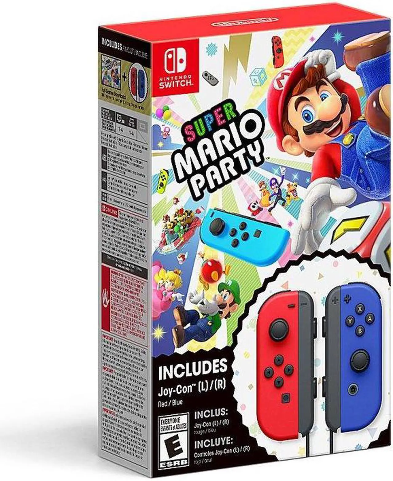 Main image of Super Mario Party + Red & Blue Joy-Con Bundle