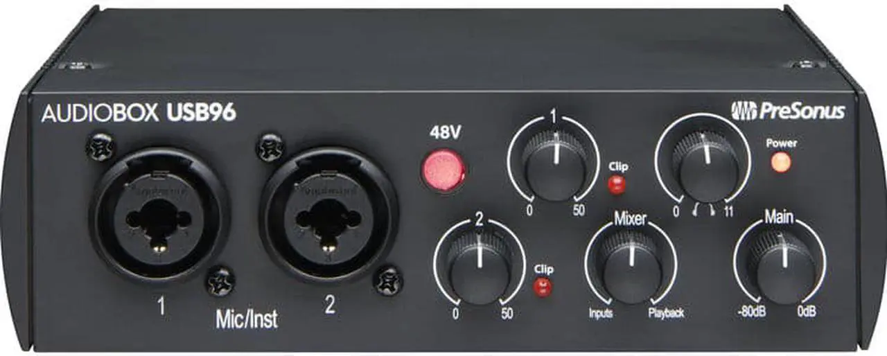 Alt view image 4 of 20 - PreSonus AudioBox 96 USB 2.0 Audio Recording Interface