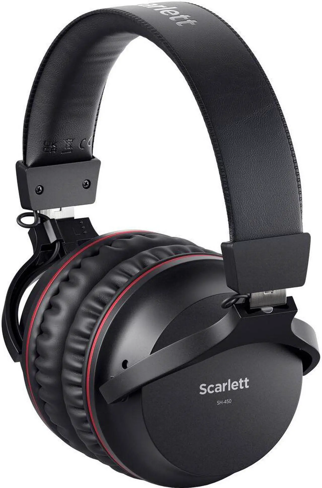 Alt view image 3 of 6 - Focusrite Scarlett 2i2 Studio USB-C Audio Interface (4th Generation) with Condenser Microphone and Headphones Bundle with Tripod Mic Stand + Boom, Headphone Holder, Pop Filter & 2x XLR Cable