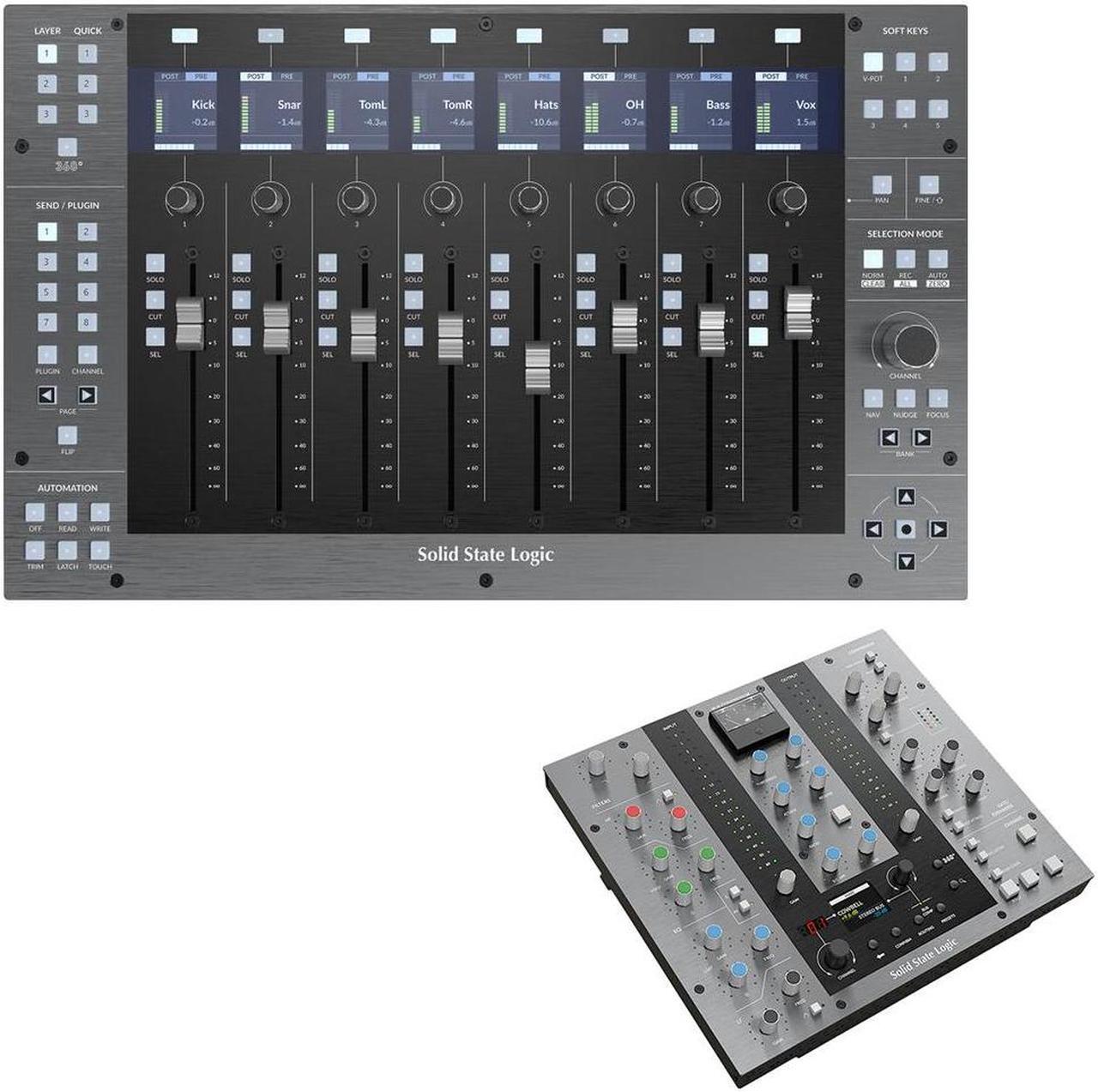 Main image of Solid State Logic UF8 Advanced DAW Controller Bundle with Solid State Logic UC1 Hardware Plug-In Control Surface