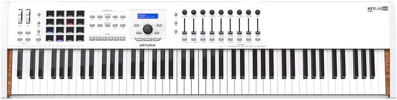 Alt view image 3 of 6 - Arturia KeyLab 88 MkII 88-key Weighted Keyboard Controller with Wooden Legs