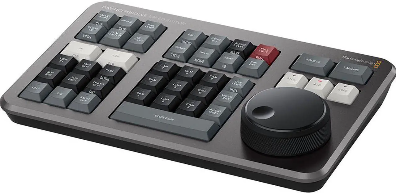 Alt view image 3 of 11 - Blackmagic Design DaVinci Resolve Speed Editor Bundle with DaVinci Resolve 17 Studio (Dongle)