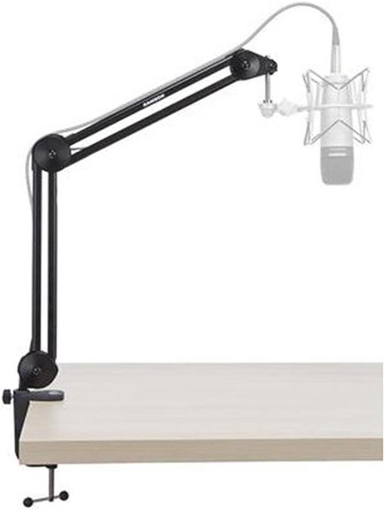 Alt view image 3 of 6 - Audio-Technica AT2020 Cardioid Condenser Microphone with MBA38 Microphone Boom Arm and SHM-SCM1 Suspension Shockmount