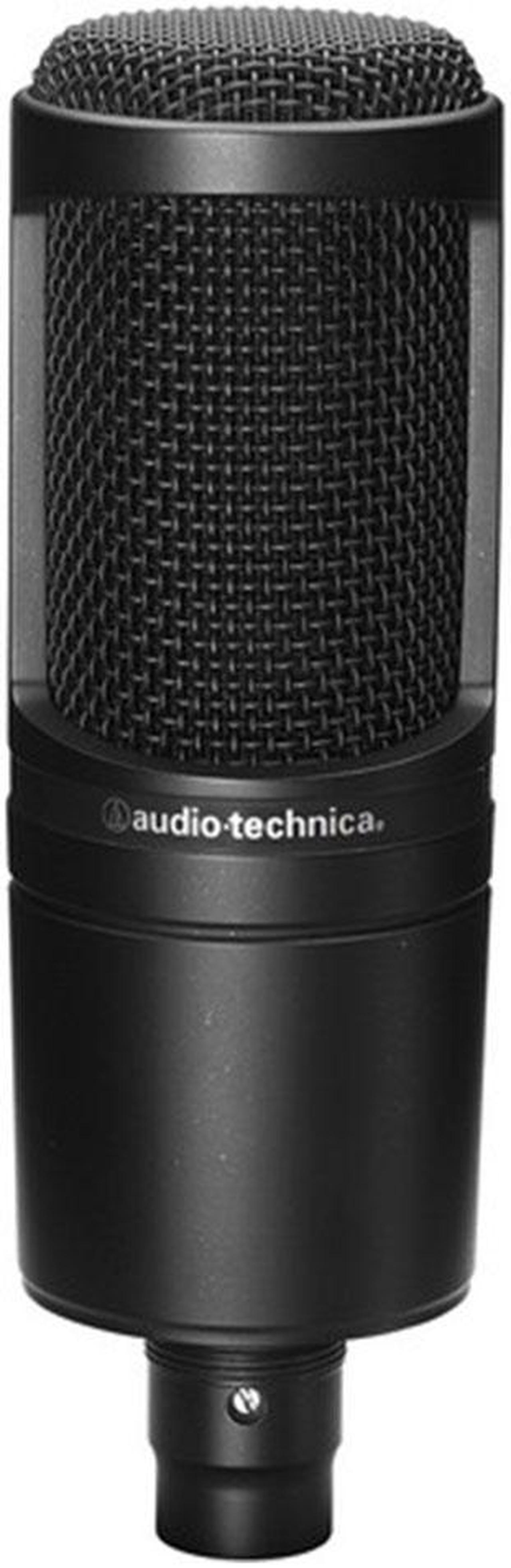 Main image of Audio-Technica AT2020 Cardioid Condenser Microphone with MBA38 Microphone Boom Arm and SHM-SCM1 Suspension Shockmount