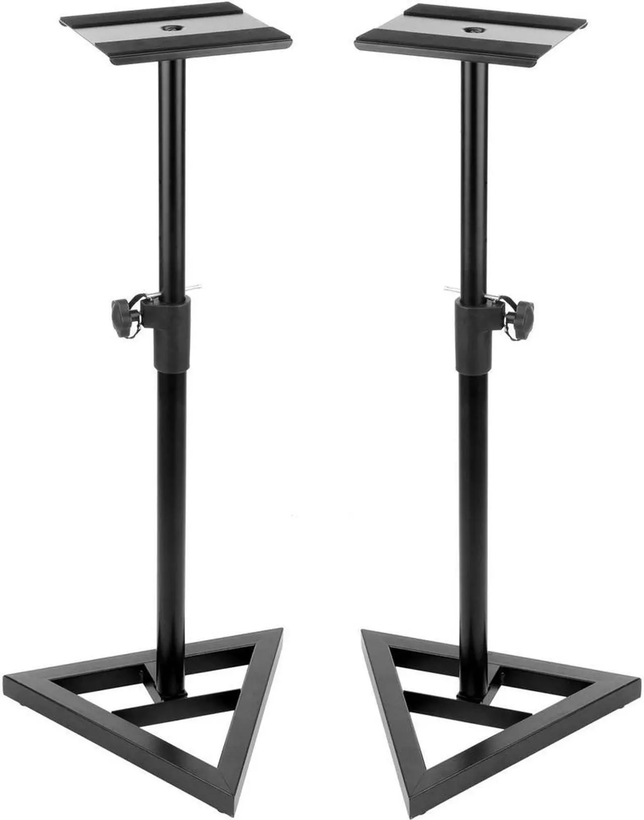Alt view image 6 of 7 - KRK ROKIT 5 G4 5" 2-Way Studio Monitor (Pair) Bundle with Studio Monitor Stands (Pair), 2x Small Pad & 2x XLR Cable