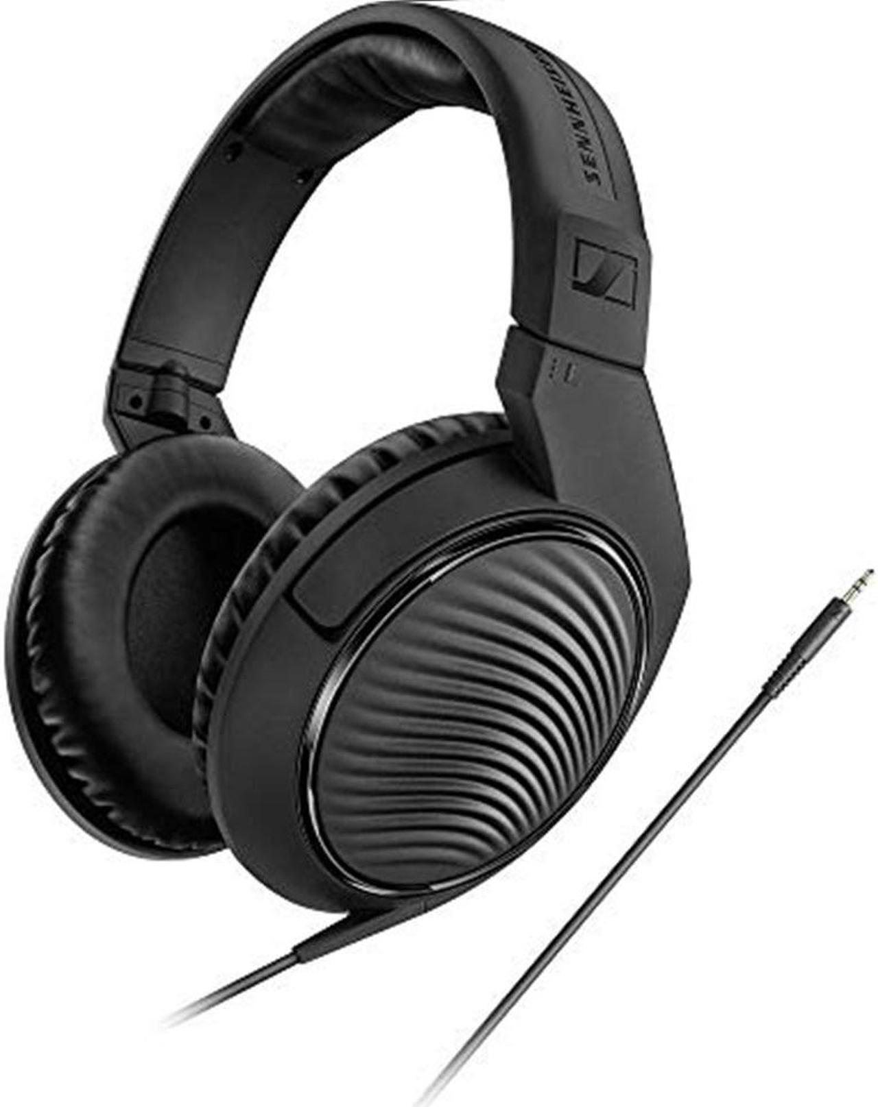 Alt view image 2 of 6 - sennheiser hd 200 pro monitoring headphones with headphone holder & stereo 1/4" male headphone extension cable 10' bundle