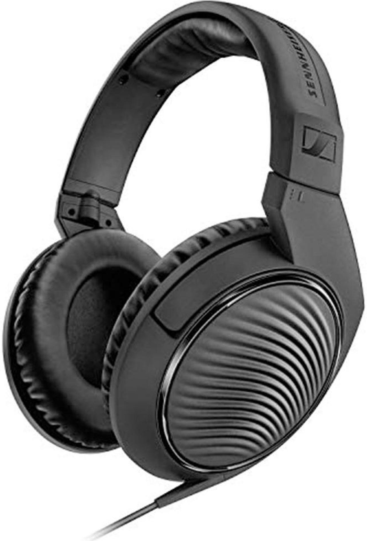 Alt view image 3 of 6 - sennheiser hd 200 pro monitoring headphones with headphone holder & stereo 1/4" male headphone extension cable 10' bundle