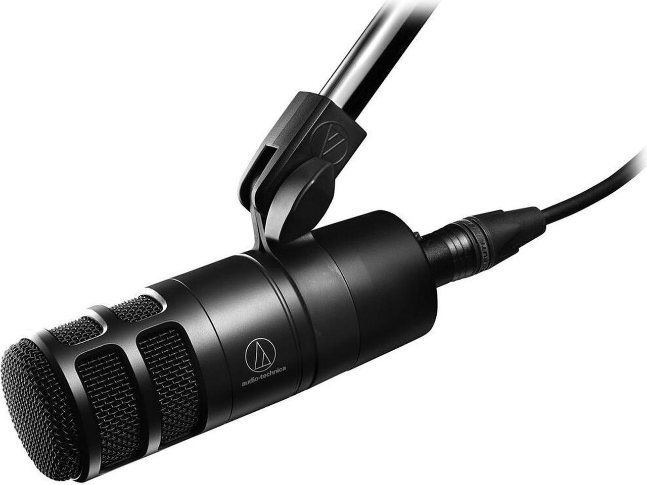 Alt view image 3 of 5 - 2x Audio-Technica AT2040 Hypercardioid Dynamic Podcast Microphone (AT 2040) Bundle with 2x 2-Section Broadcast Arm Internal Spring-XLR
