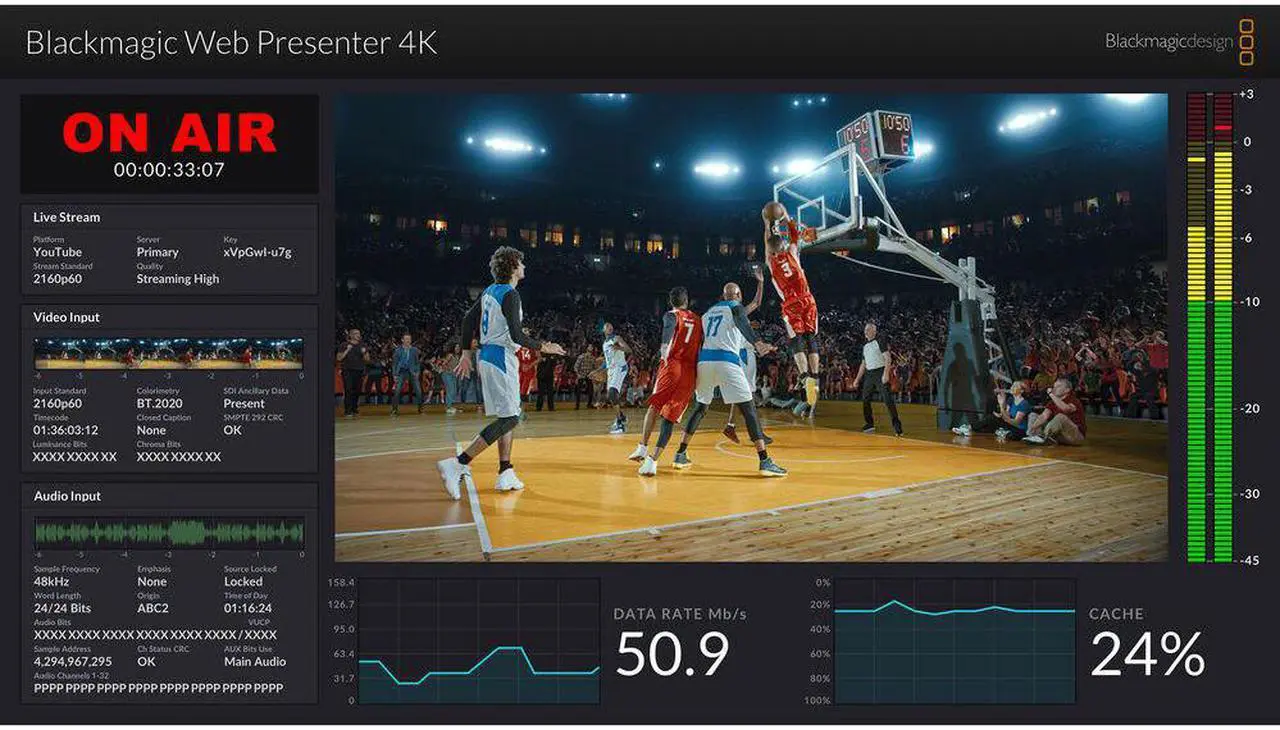 Alt view image 4 of 8 - Blackmagic Design Web Presenter 4K
