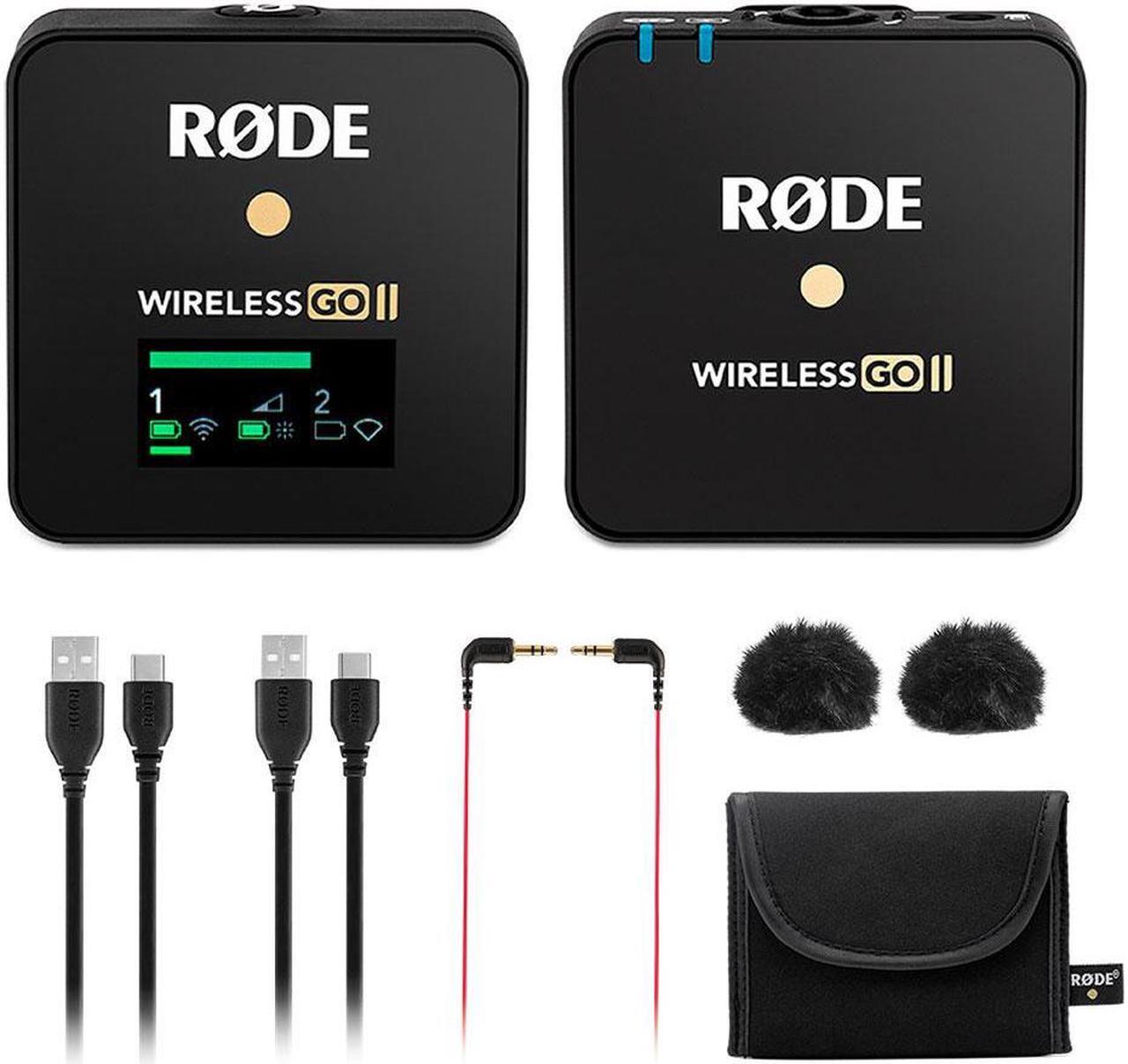 Alt view image 4 of 5 - Rode Wireless GO II Single Compact Digital Wireless Microphone System/Recorder Bundle with Professional Grade Lapel Microphone