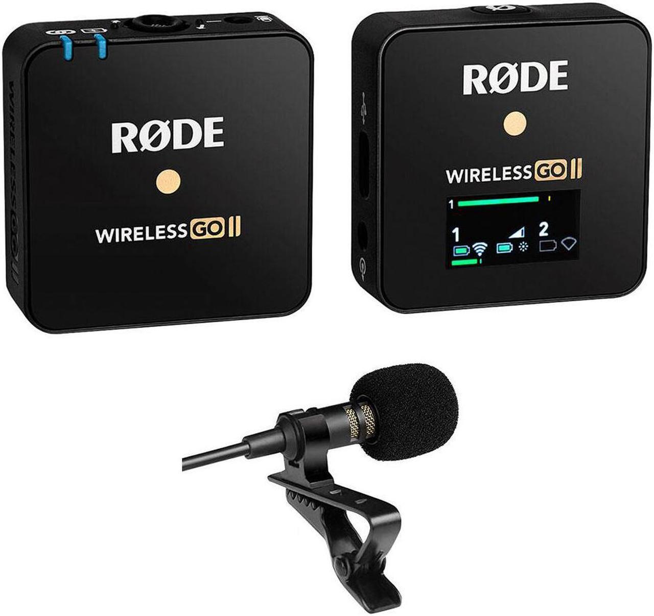 Main image of Rode Wireless GO II Single Compact Digital Wireless Microphone System/Recorder Bundle with Professional Grade Lapel Microphone