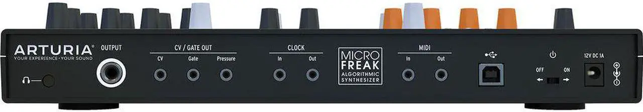 Alt view image 3 of 6 - Arturia MicroFreak Vocoder Hybrid Analog/Digital Synthesizer with Advanced Digital Oscillators (Black) Bundle with Arturia MicroFreak Gooseneck Mic and Polsen Studio Monitor Headphones
