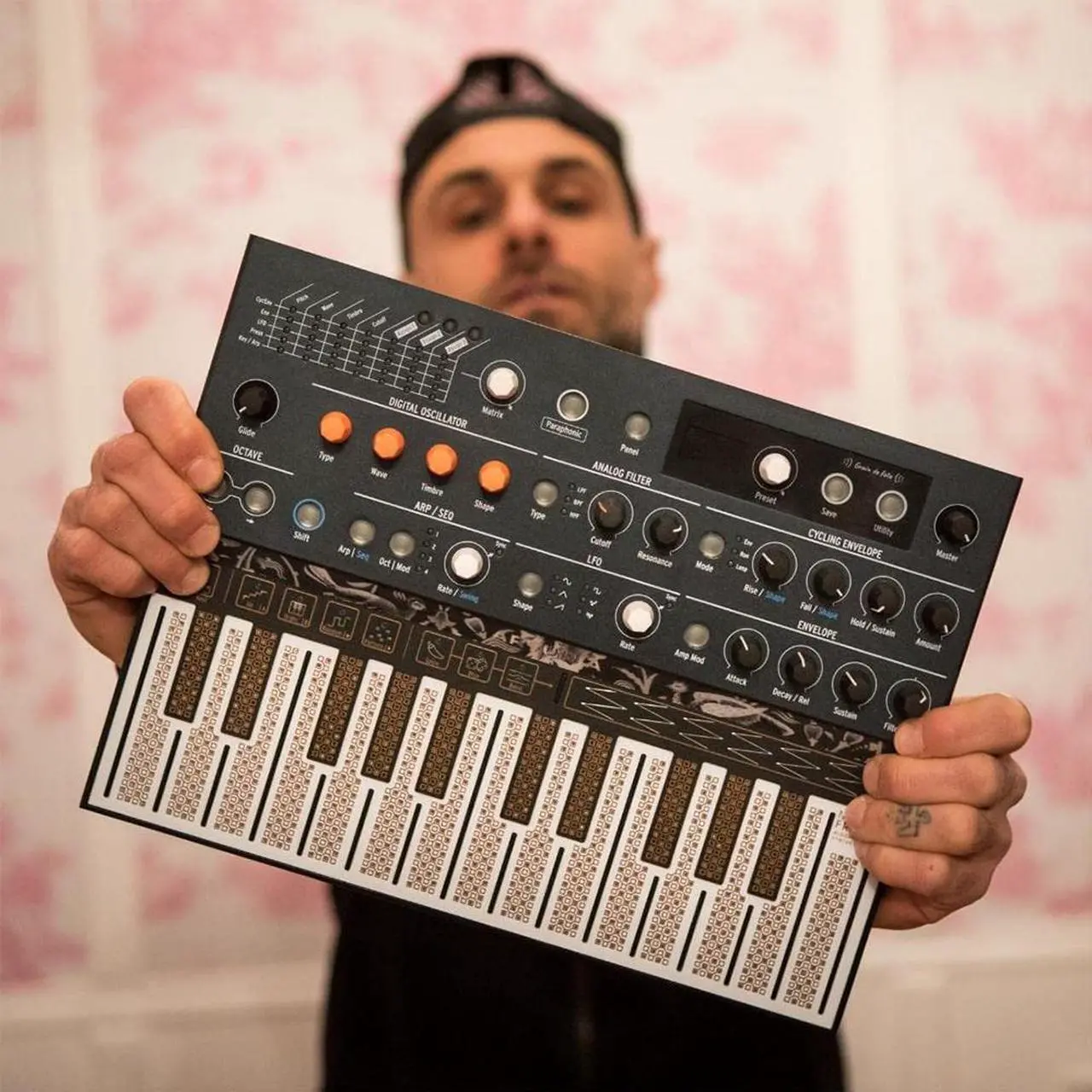 Alt view image 4 of 6 - Arturia MicroFreak Vocoder Hybrid Analog/Digital Synthesizer with Advanced Digital Oscillators (Black) Bundle with Arturia MicroFreak Gooseneck Mic and Polsen Studio Monitor Headphones