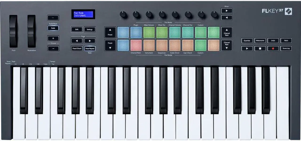 Alt view image 4 of 15 - Novation FLkey 37 USB MIDI Keyboard Controller for FL Studio (37-Key)