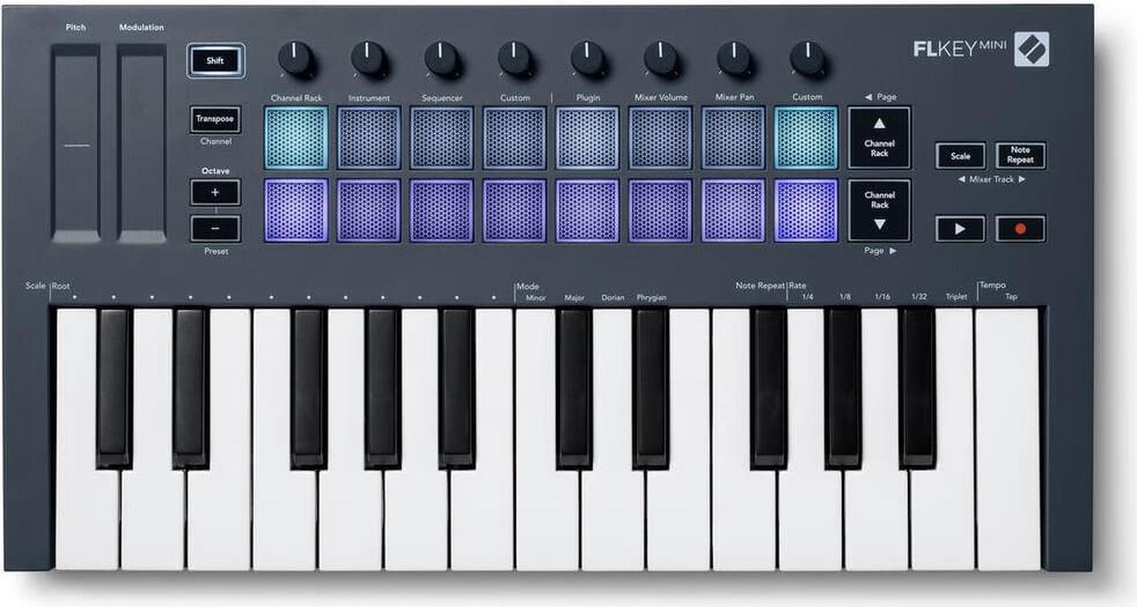Alt view image 5 of 19 - Novation FLkey Mini USB MIDI Keyboard Controller for FL Studio (25-Mini Keys)