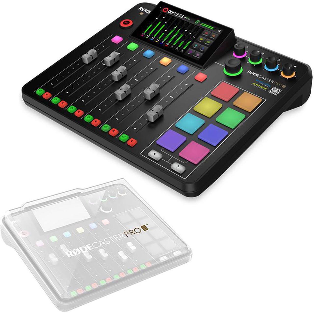 Main image of RØDE RØDECaster Pro II Integrated Audio Production Studio Bundle with RODECover II Polycarbonate Cover