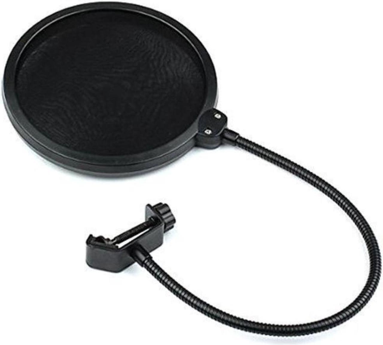 Alt view image 6 of 6 - Audio-Technica AT2020 Cardioid Condenser Microphone with BAI-2X Two-Section Broadcast Arm, Pop Filter and XLR Cable