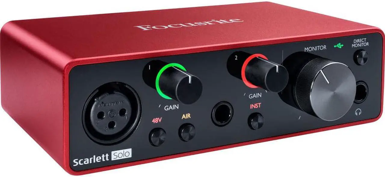 Alt view image 4 of 7 - Blue Blackout Spark SL XLR Condenser Microphone with Focusrite Scarlett Solo Audio Inteface (3rd gen), Headphone, Mic stand & XLR Cable Bundle