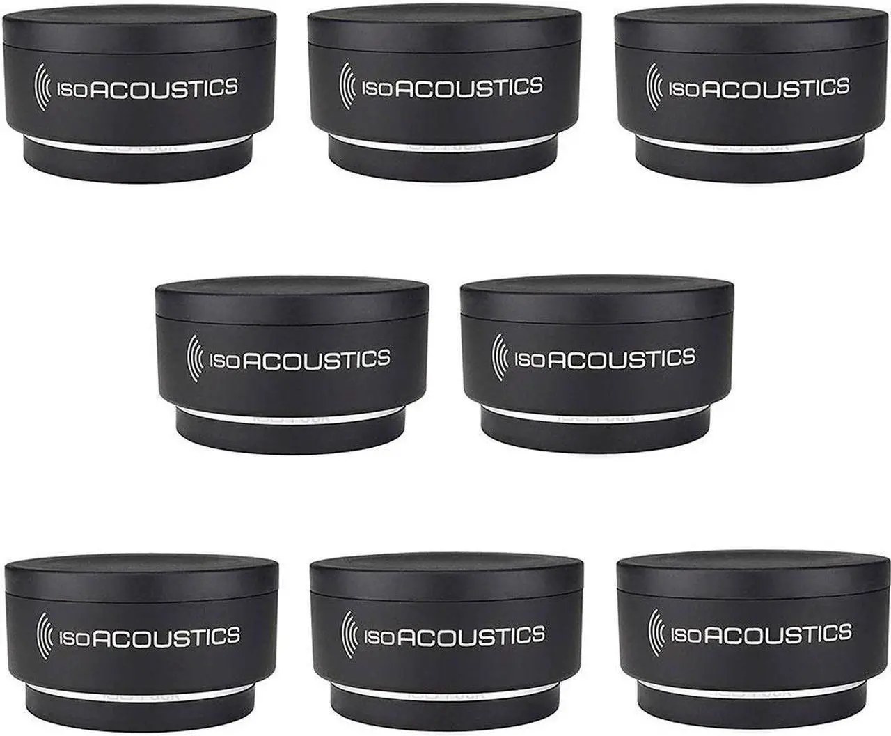 Main image of IsoAcoustics Iso-Puck Series Acoustic Isolators (Iso-Puck, 20 lbs max/Unit, 8-Pack)