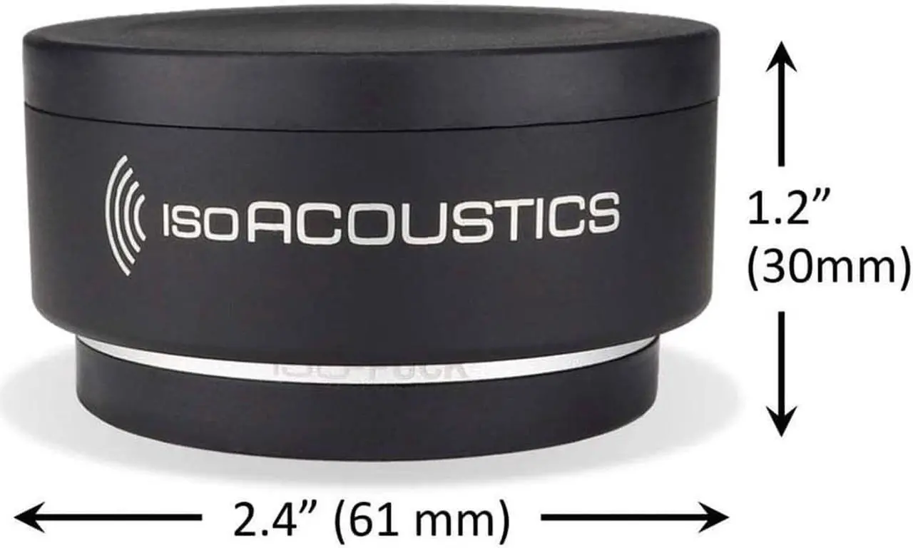 Alt view image 2 of 7 - IsoAcoustics Iso-Puck Series Acoustic Isolators (Iso-Puck, 20 lbs max/Unit, 8-Pack)