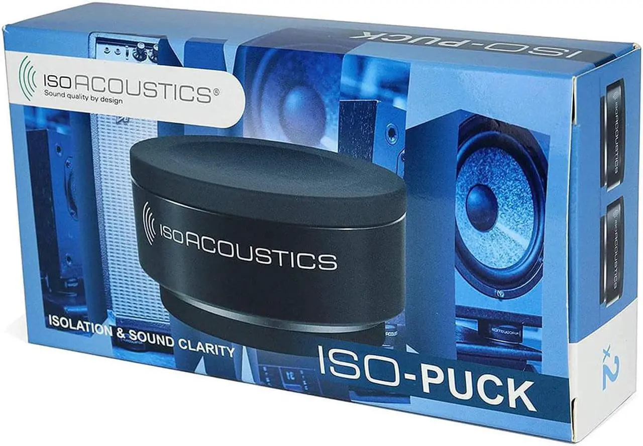 Alt view image 6 of 7 - IsoAcoustics Iso-Puck Series Acoustic Isolators (Iso-Puck, 20 lbs max/Unit, 8-Pack)