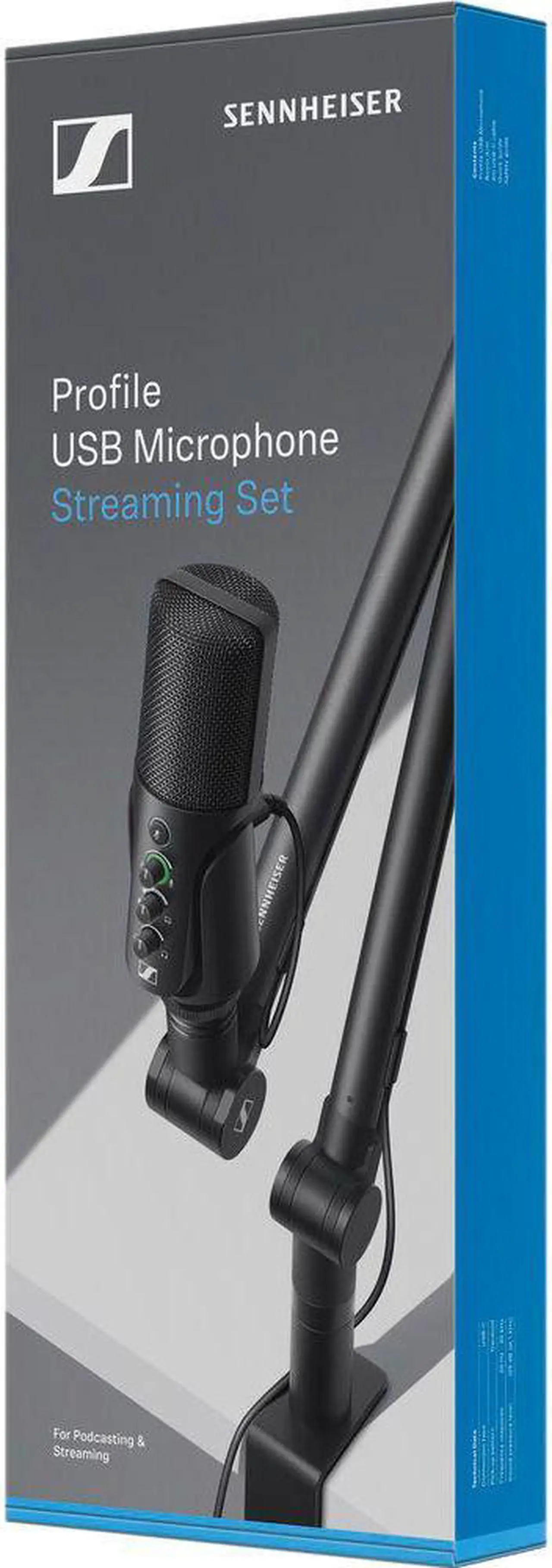 Alt view image 6 of 7 - Sennheiser Profile USB Condenser Microphone Streaming Set with Boom Arm