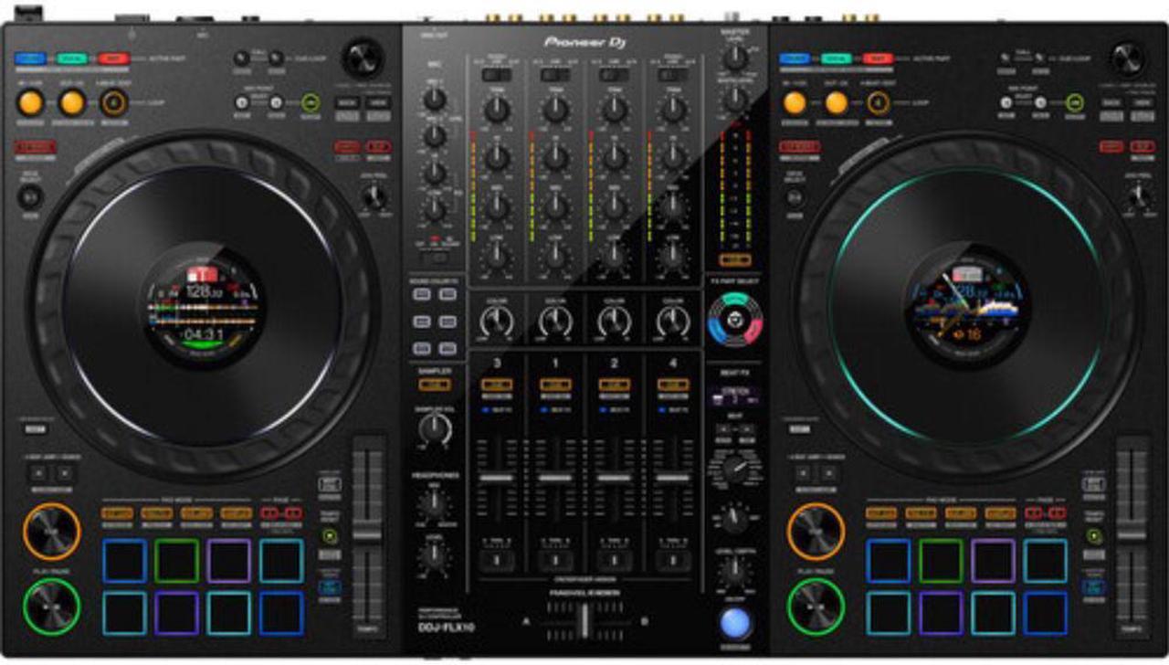 Alt view image 2 of 5 - Pioneer DJ DDJ-FLX10 4-Channel DJ Controller for rekordbox and Serato DJ Pro (Black)