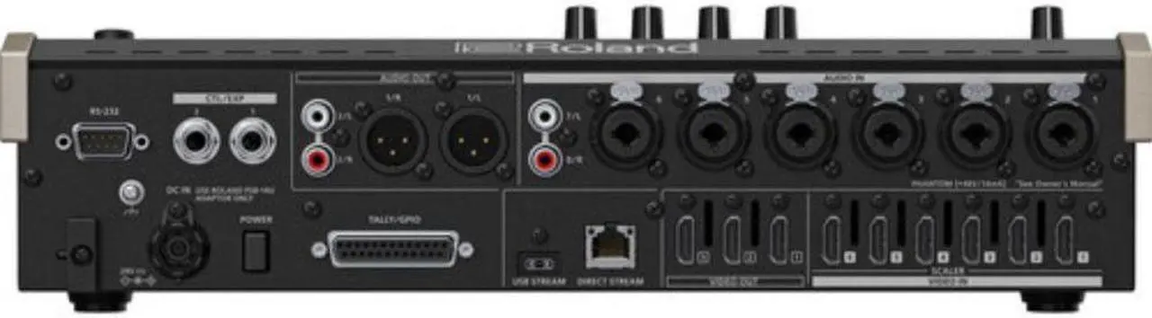 Alt view image 6 of 7 - Roland VR-6HD Direct Streaming AV Mixer | Professional Portable All-In-One Hub for Business Livestreaming | Deep Automation | Video Switching | Audio Mixing | PTZ Camera Control | SDXC Card Recording