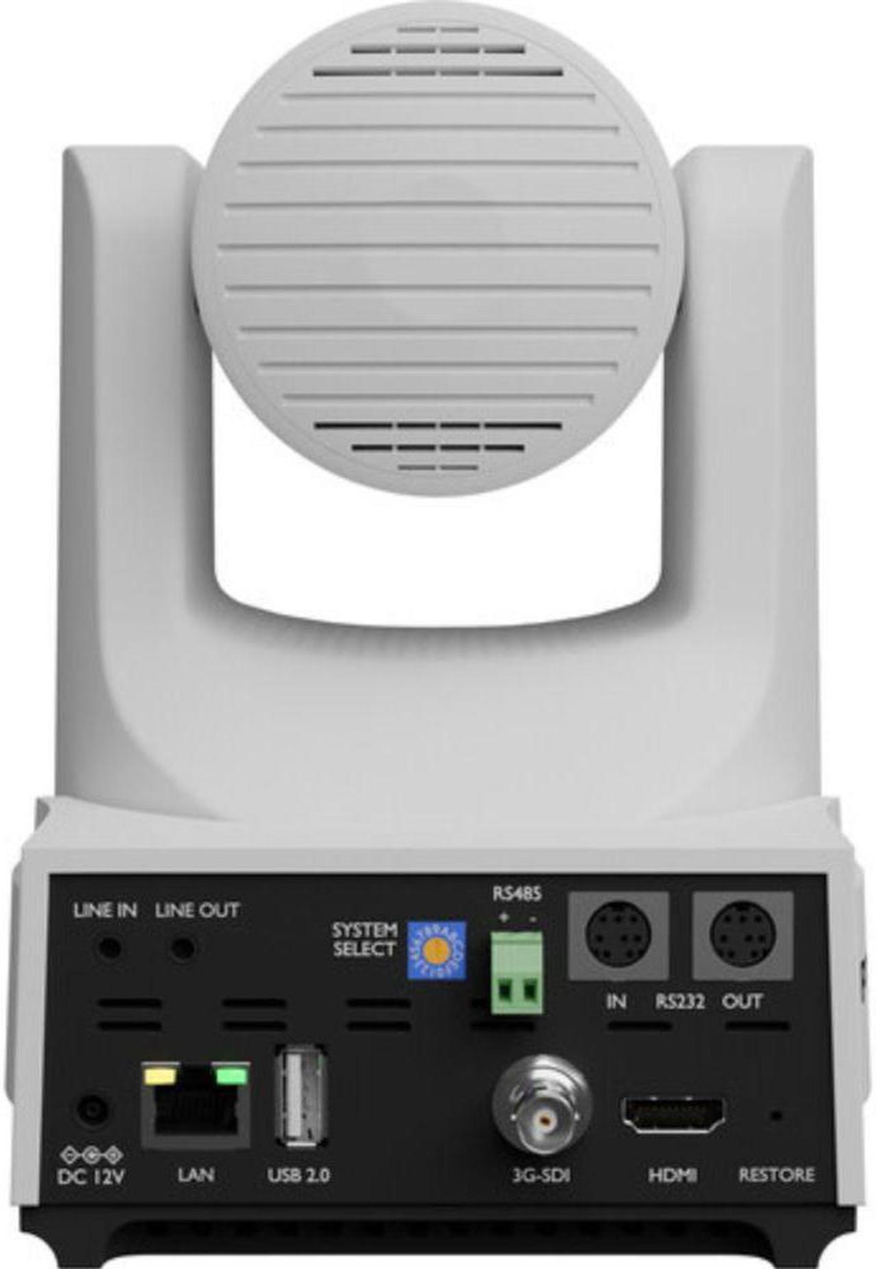 Alt view image 2 of 6 - PTZOptics Link 4K SDI/HDMI/USB/IP PTZ Camera with 12x Optical Zoom (White)