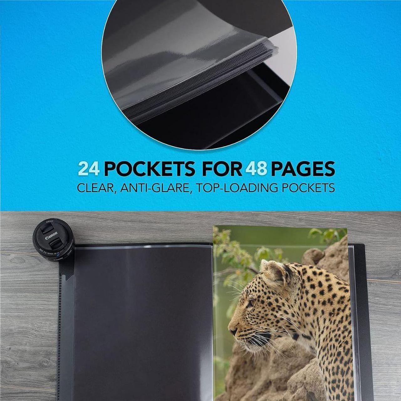 Alt view image 4 of 7 - Itoya Art Profolio Original Storage/Display Book (14 x 17", 24 Two-Sided Pages)
