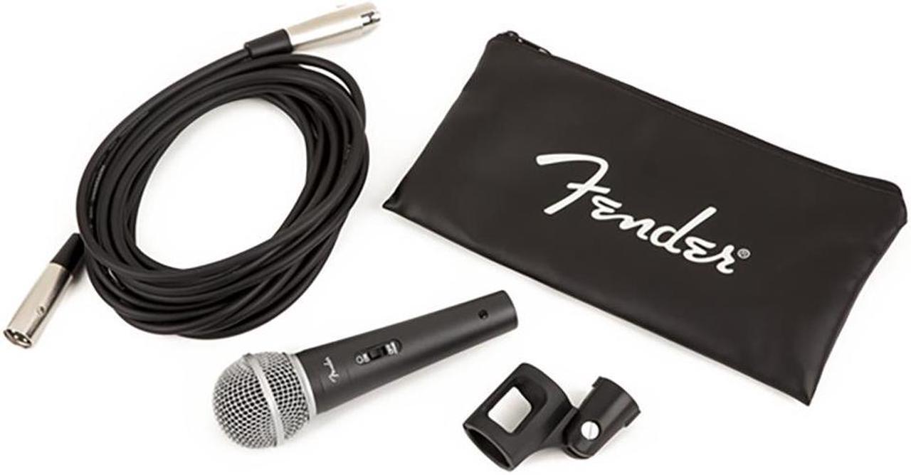 Alt view image 6 of 7 - Fender Passport Venue Series 2 Portable Powered PA System Bundle with Fender Compact Speaker Stands, with Bag, P-52S Microphone Kit and Professional Series Cable 15'