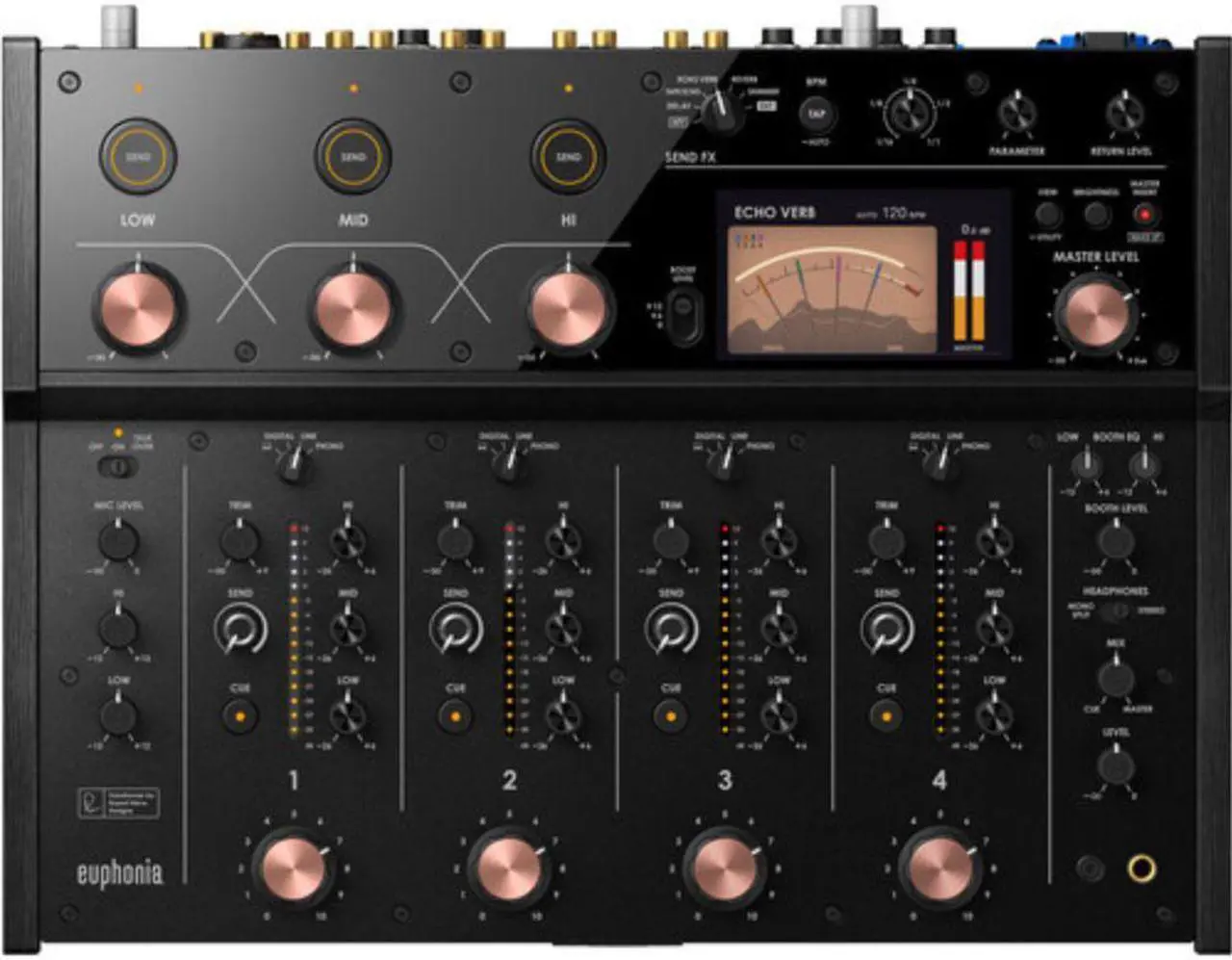 Main image of AlphaTheta Euphonia Professional 4-Channel Rotary Mixer