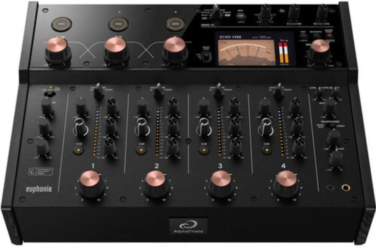 Alt view image 2 of 7 - AlphaTheta Euphonia Professional 4-Channel Rotary Mixer