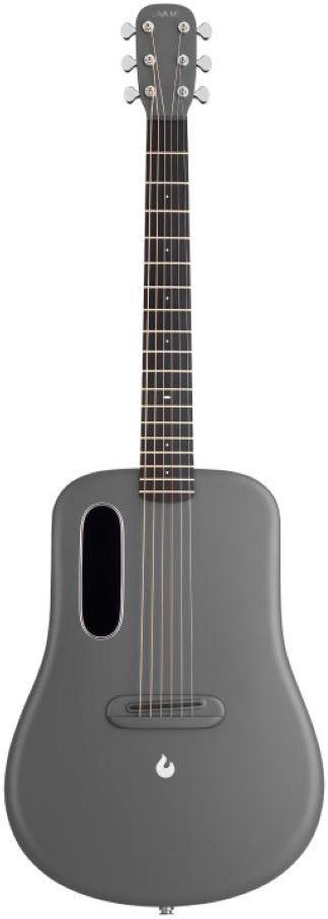 Alt view image 2 of 7 - LAVA ME 4 Carbon 36 with Airflow Bag Space Grey w/ Rok-It Tripod Guitar Stand, Kopul PREM Performance Series Right Angle Cable and Celluloid Guitar Picks Shape Medium 12-Pack Bundle