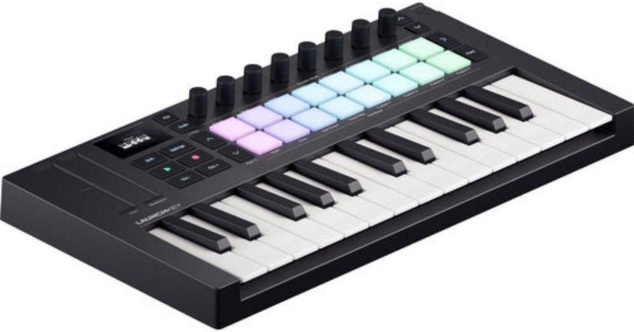 Alt view image 2 of 7 - Novation Launchkey Mini 25 MK4 USB MIDI Keyboard Controller (25 Mini Keys)