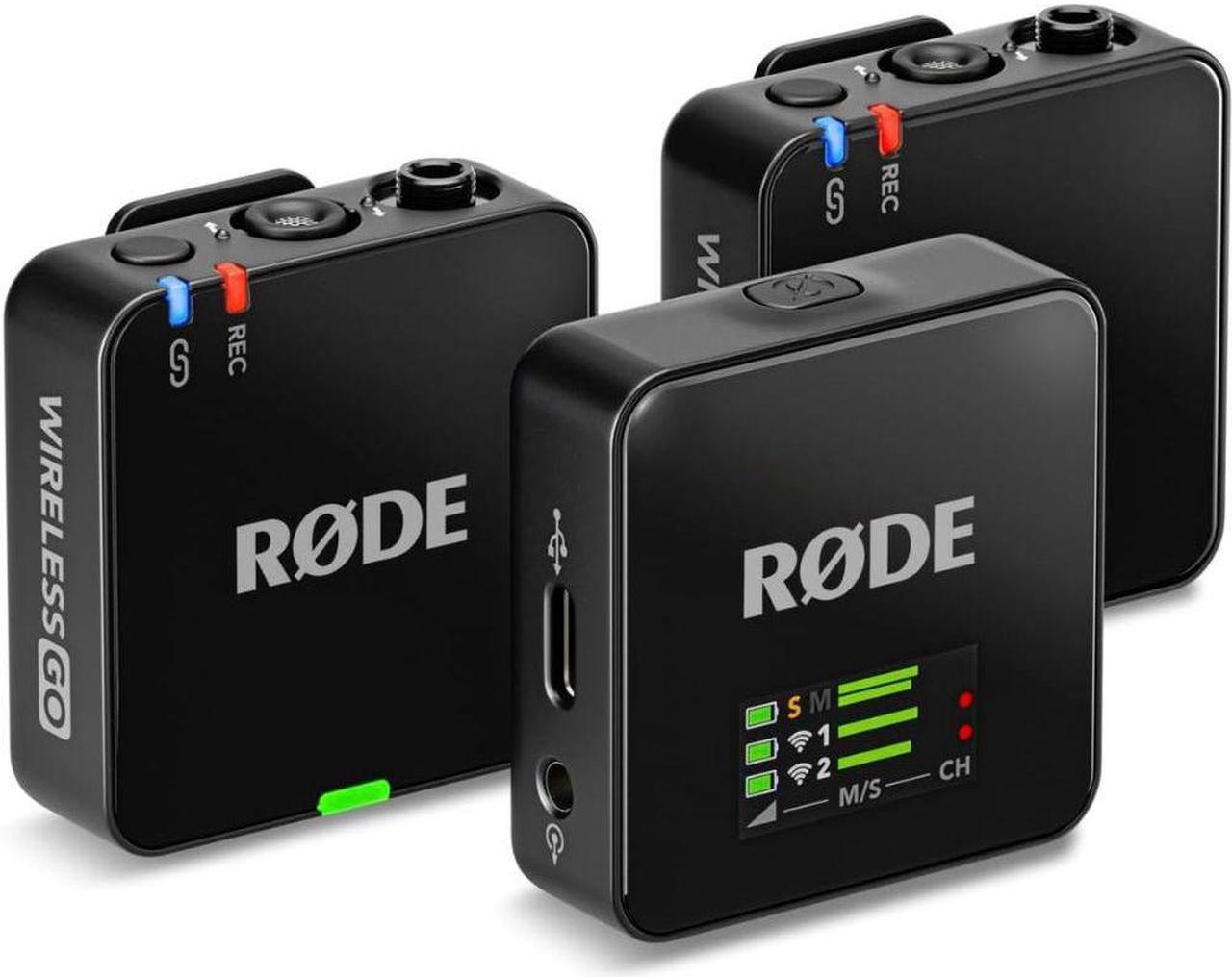 Main image of RODE Microphone Wireless GO (Gen 3) 2-Person Compact Digital Wireless Microphone System/Recorder (2.4 GHz, Black)